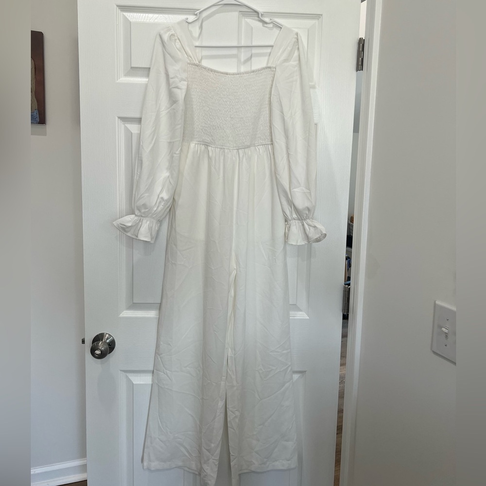 Women’s White Jumpsuit